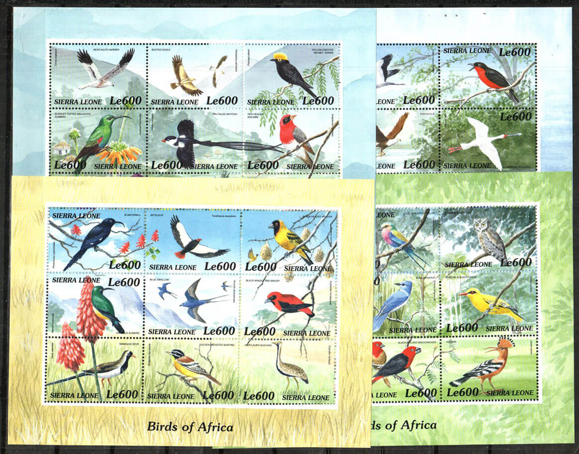 Birds of Africa - Mesa Stamps