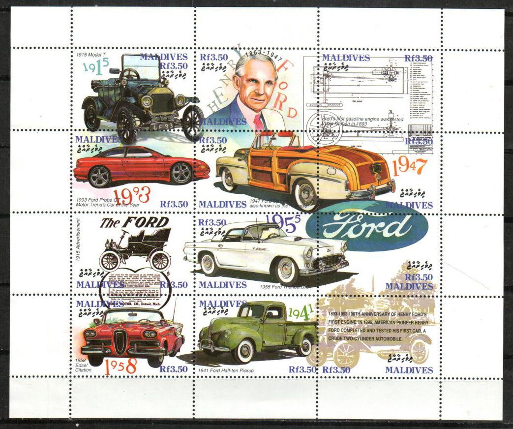 Ford Motors, 100th Anniversary - Mesa Stamps