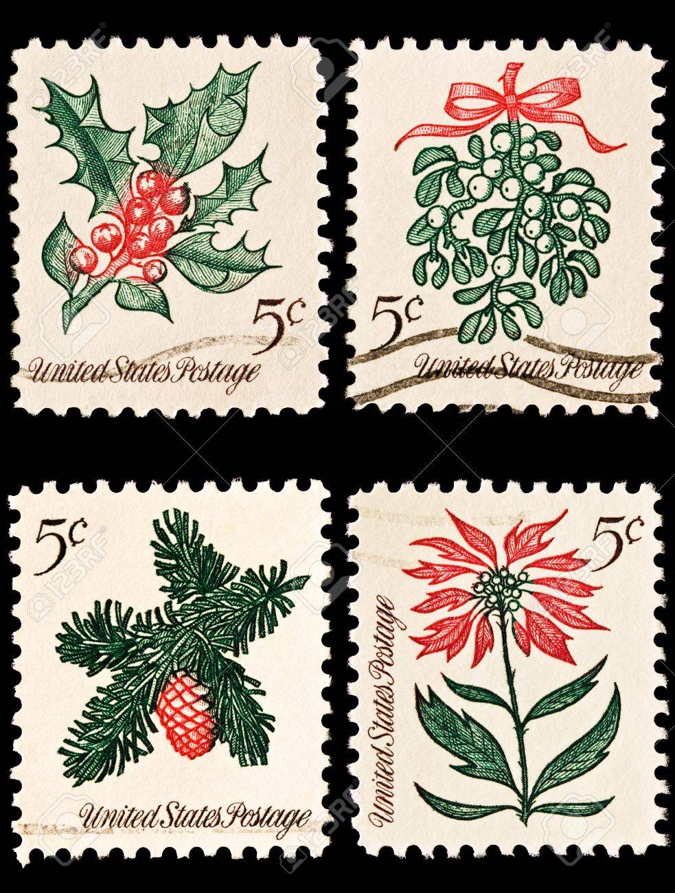 Printable Christmas Postage Stamps Christmas Digital - vrogue.co