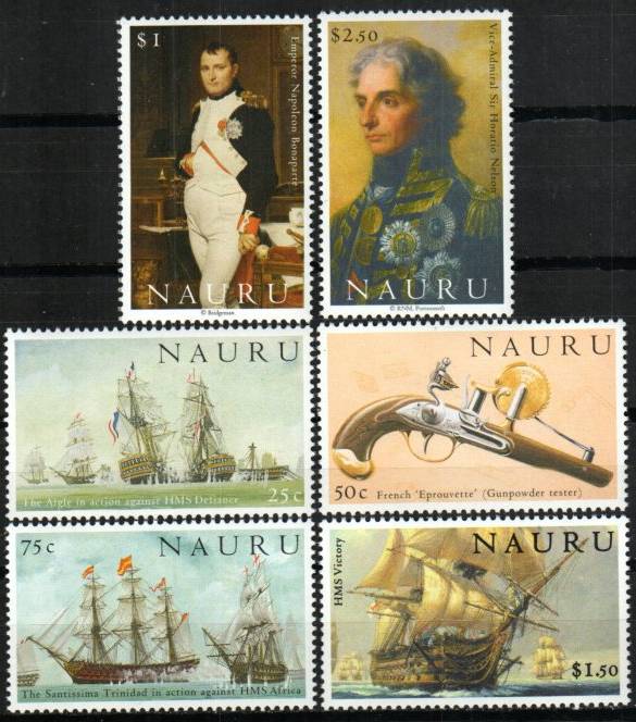 Battle of Trafalgar - Mesa Stamps