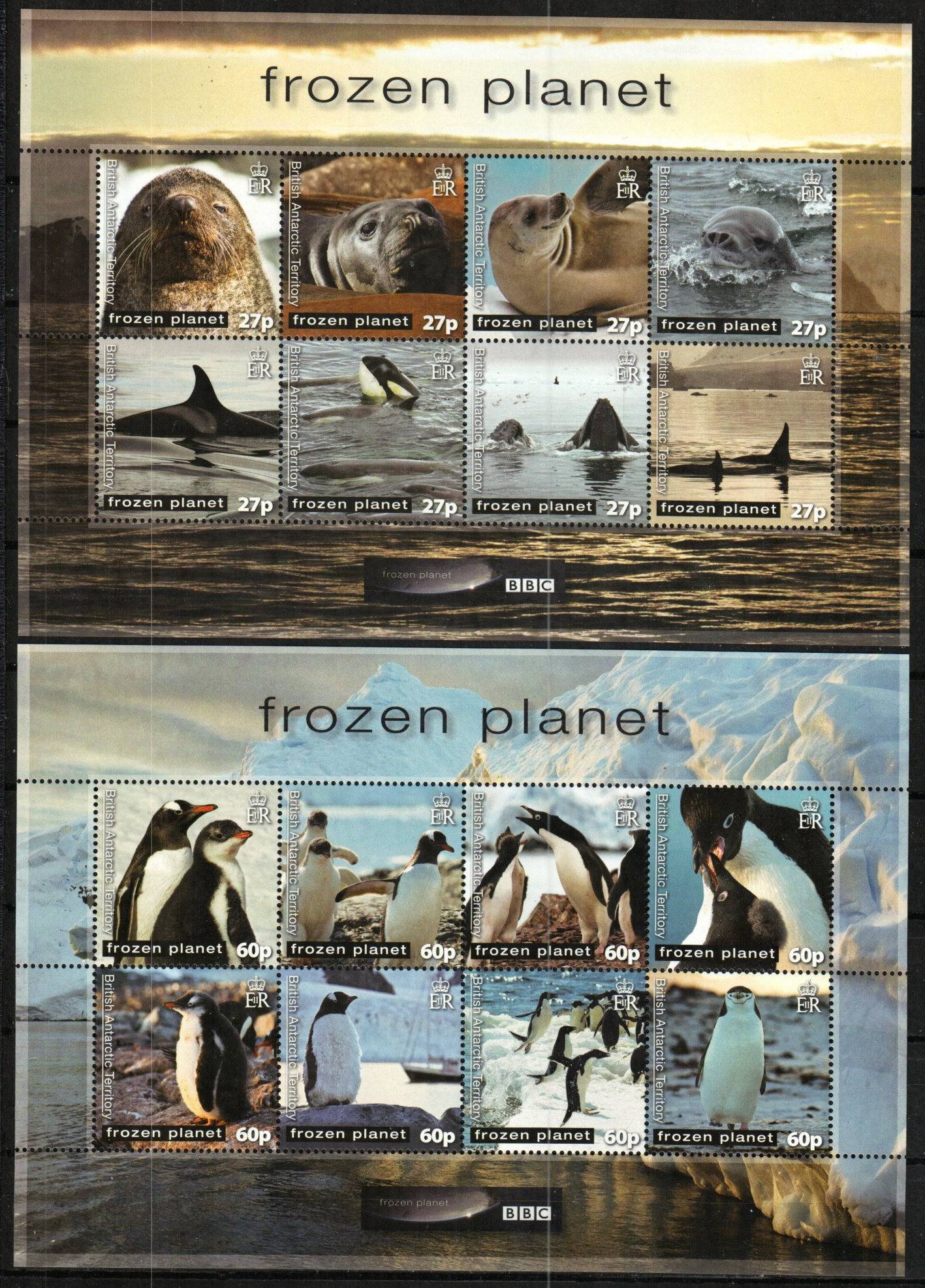 Penguins Seals Whales - Mesa Stamps